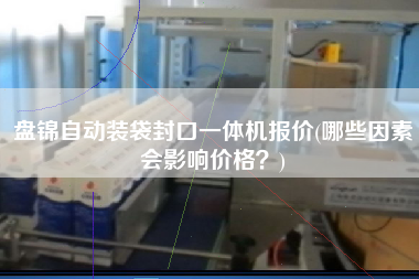 盘锦自动装袋封口一体机报价(哪些因素会影响价格？)