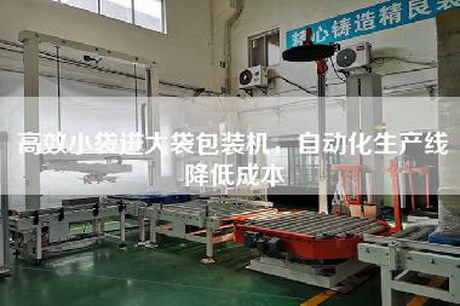 高效小袋进大袋包装机，自动化生产线降低成本