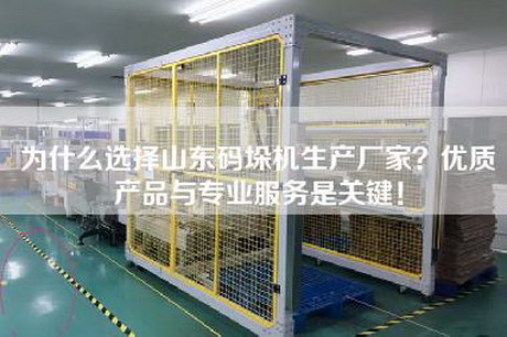 为什么选择山东码垛机生产厂家？优质产品与专业服务是关键！