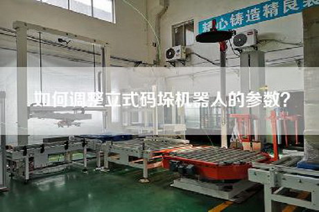 如何调整立式码垛机器人的参数？