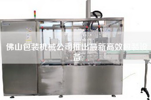 佛山包装机械公司推出最新高效包装设备