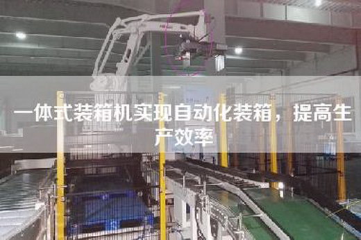 一体式装箱机实现自动化装箱，提高生产效率