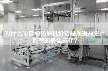 为什么半自动码垛机价格是您提高生产效率的最佳选择？
