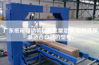 广东纸箱自动装箱机批量定制(如何选择z适合自己的型号)