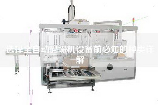 选择全自动码垛机设备前必知的种类详解