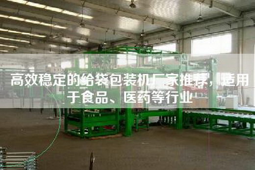 高效稳定的给袋包装机厂家推荐，适用于食品、医药等行业