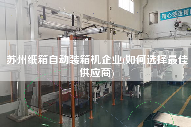 苏州纸箱自动装箱机企业(如何选择更佳供应商)